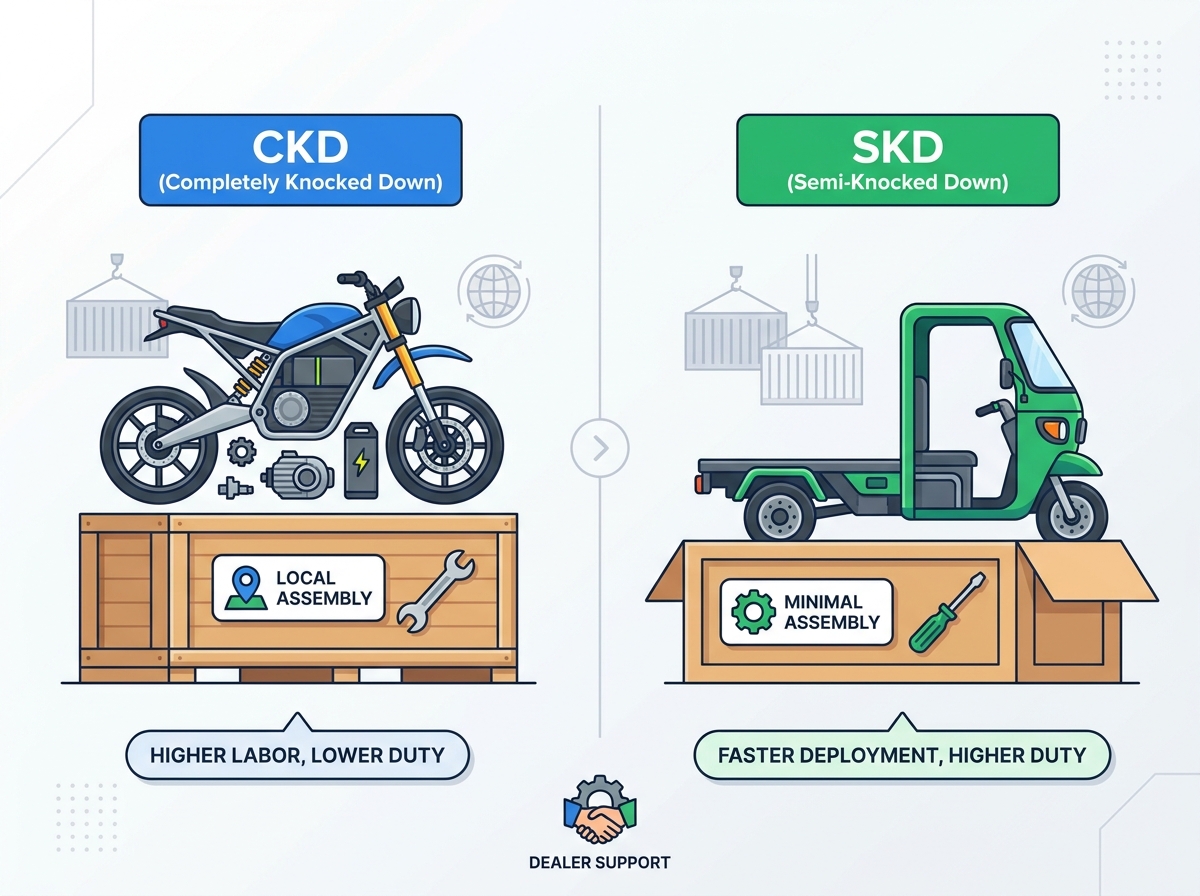 Electric Motorcycles Assembly